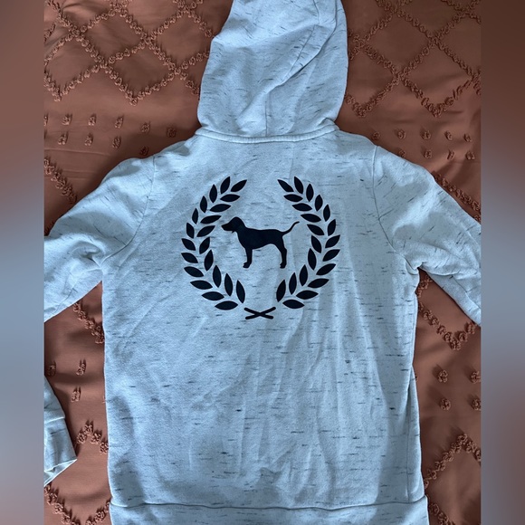 VS Pink zip up logo hoodie - Picture 4 of 4